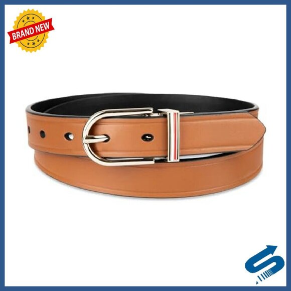 Reversible Slim Leather Belt for Jeans Dresses Adjustable 7 Holes main image 8